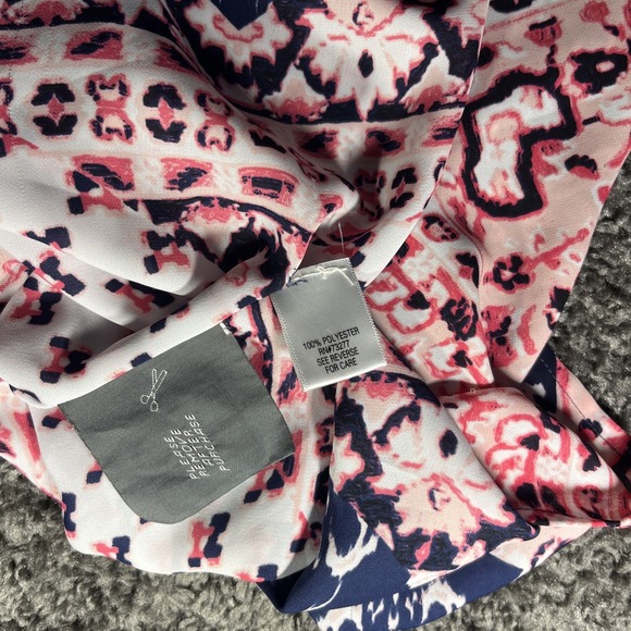 DANA BUCHMAN Women's 100% Polyester Poncho Top Short Sleeve Boho XL - Picture 9 of 9